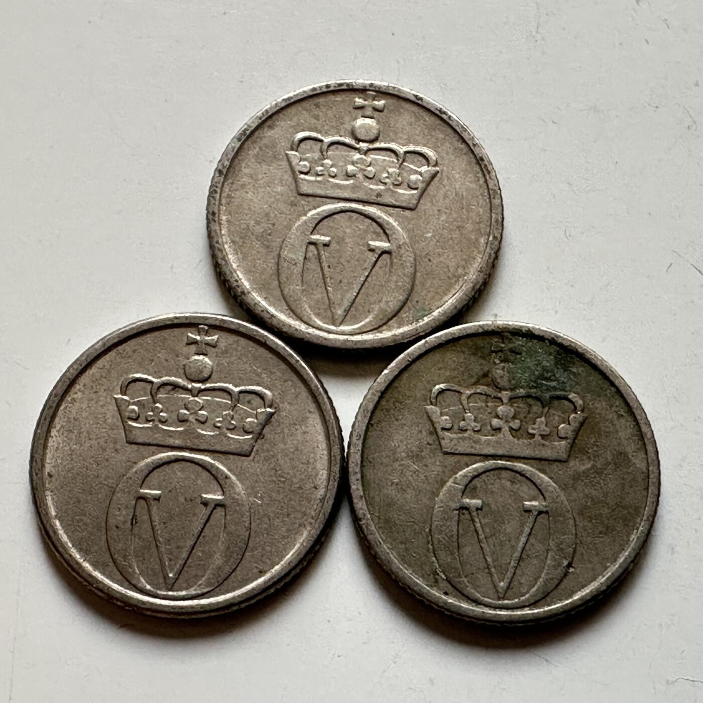 🌹外币初藏🌹🐯2026年第19场 快递已停，正月十五后再发 挪威蜜蜂10欧尔三枚