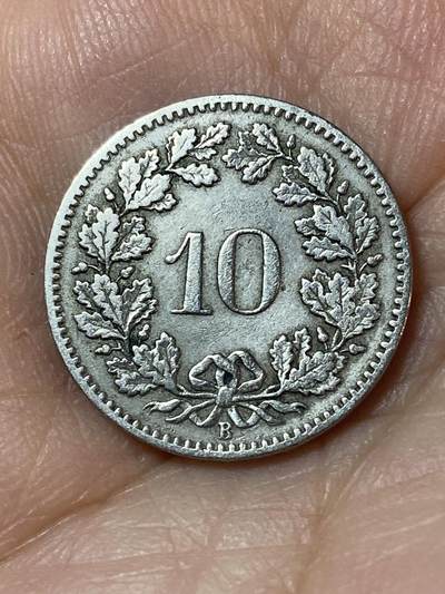 2026年第二十四场(总第一百九十三场）外国好品散币场(免佣金) - 稀少特年–瑞士🇨🇭1897年10拉彭(第二版，B标伯尔尼造)