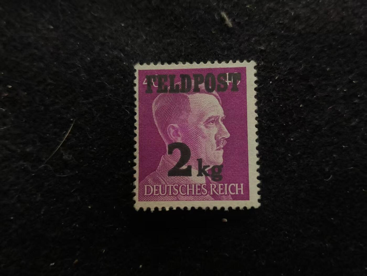 （450件拍品！制服徽章盛宴）罗岚⭐爱藏⭐年前甄选大拍场-店主清仓处理-分享拍场额外现金红包（实体经营） 德意志第三帝国劳大头像邮票—军事包裹邮件加盖（限重2KG）