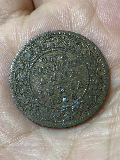 2026年第二十三场(总第一百九十二场）外国好品散币场(年后发货) - 英属印度1936年1/4安娜(乔治五世逝世年，关门年，c版加尔各答造)