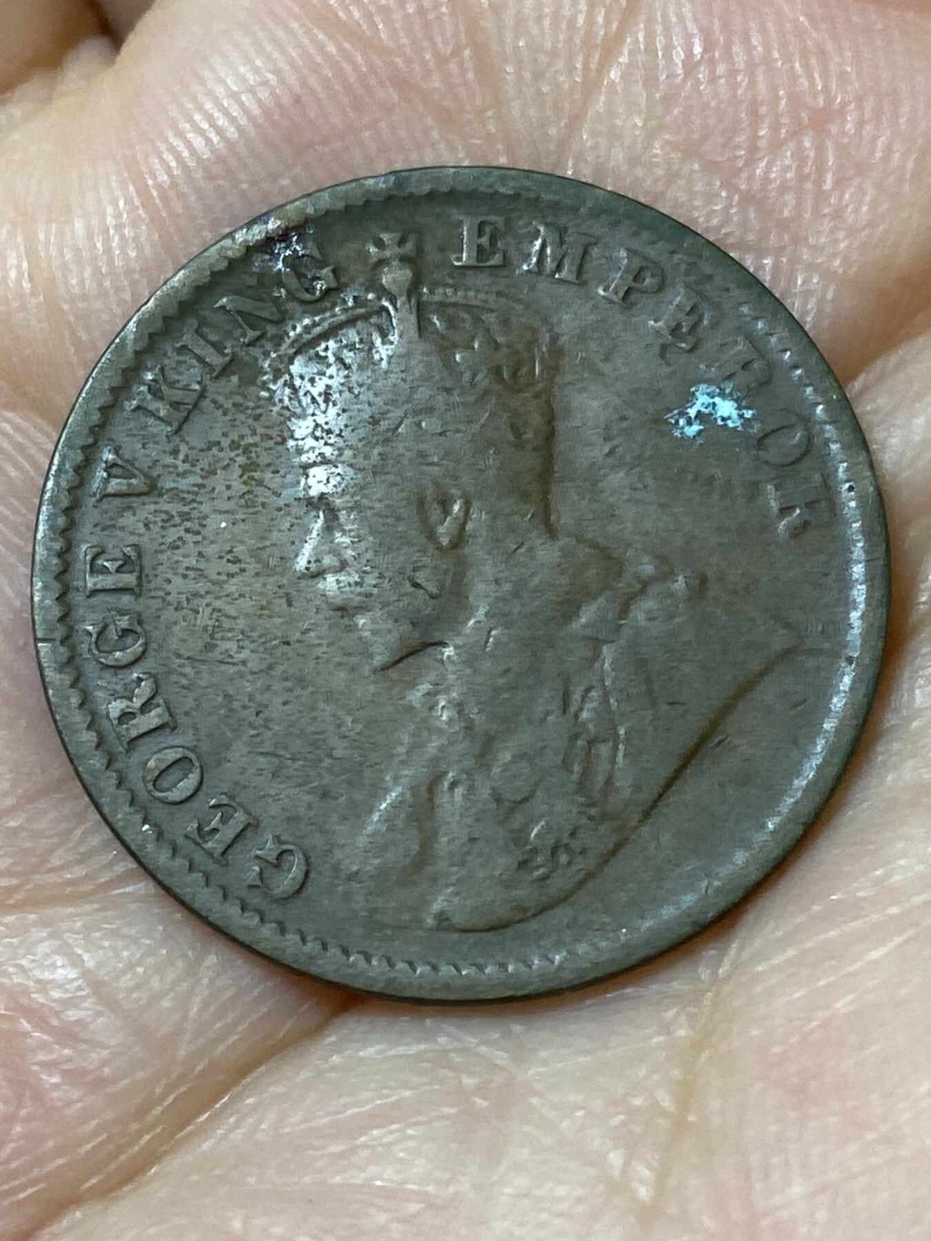 2026年第二十三场(总第一百九十二场）外国好品散币场(年后发货) 英属印度1919年1/4安娜(乔治五世时期，c版加尔各答造)