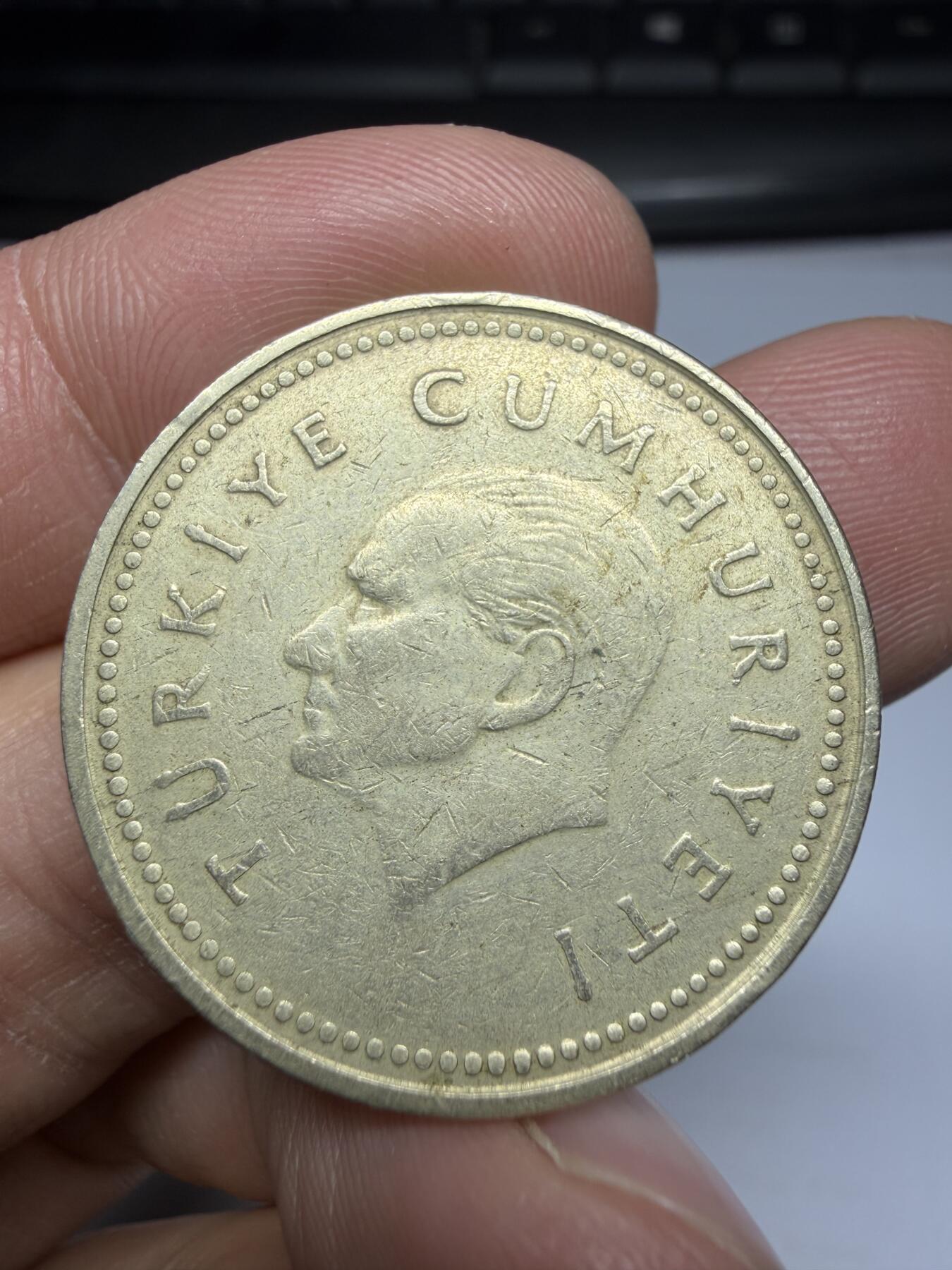 2025年集古藏今外币拍卖第二期-第7场—（总第307拍），可以寄存60天，满160元包邮。 1993年土耳其5000里拉