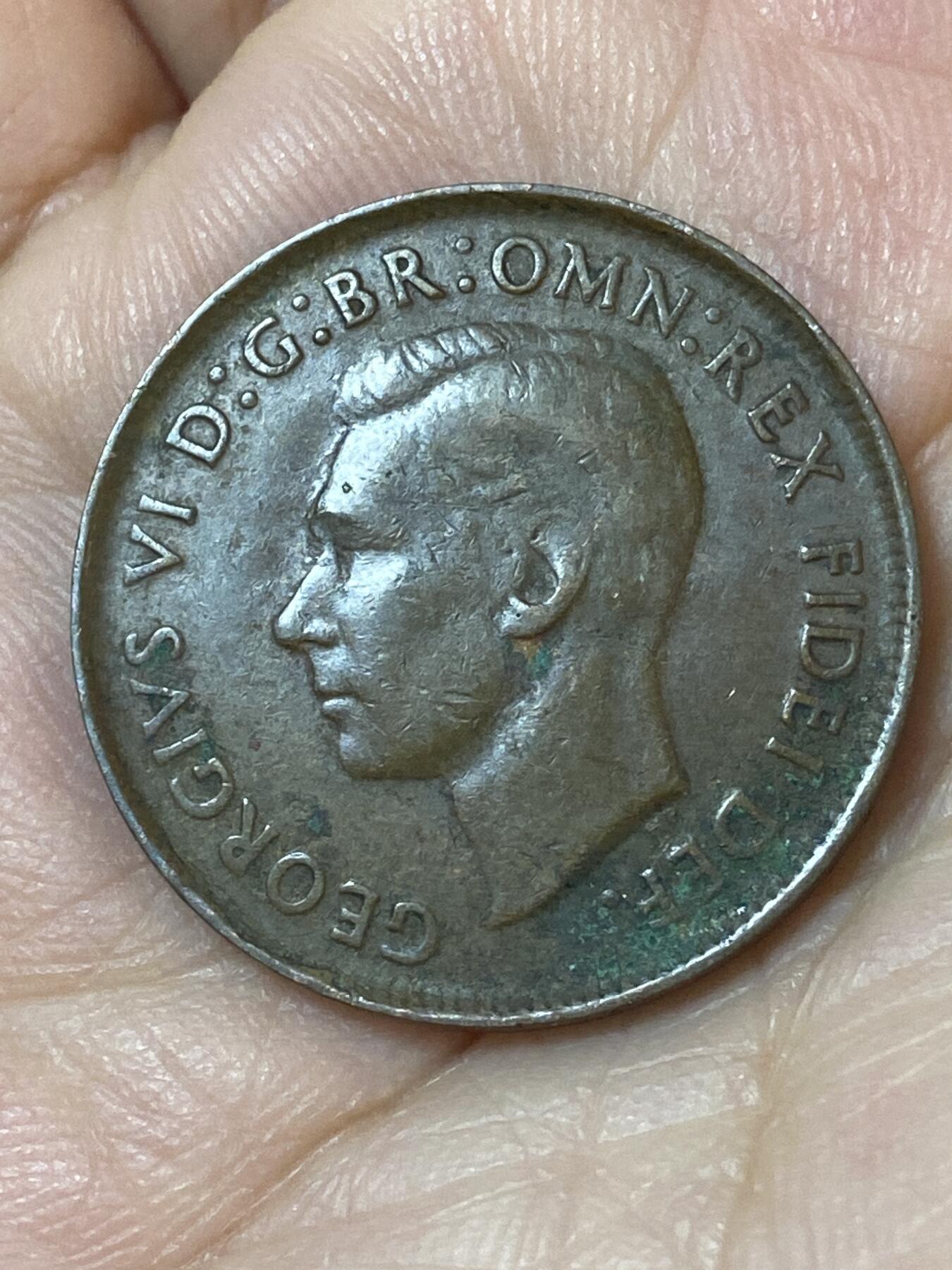 2026年第二十四场(总第一百九十三场）外国好品散币场(免佣金) 澳大利亚🇦🇺1949年半便士(乔治六世第二版，p版珀斯造)