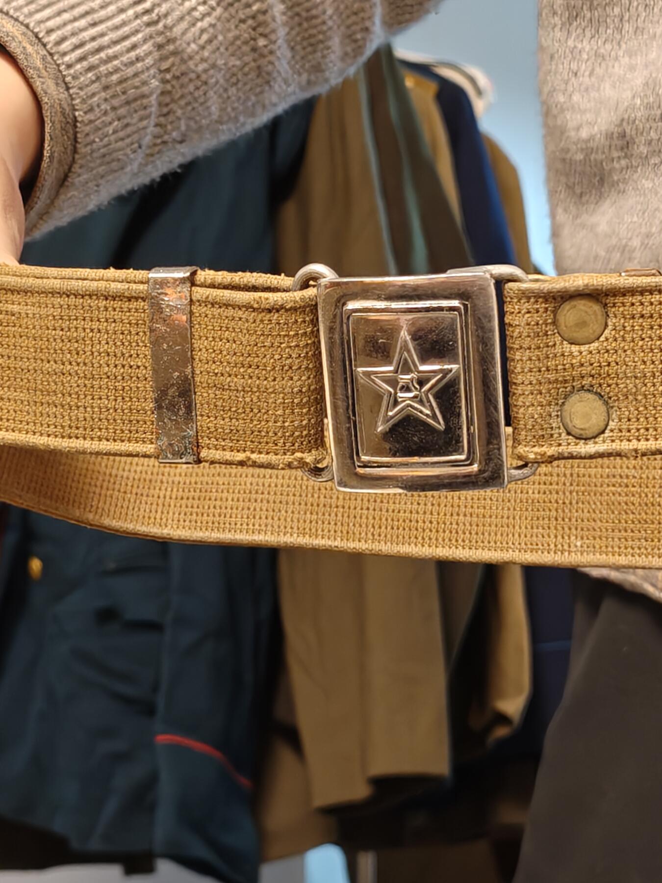 （450件拍品！制服徽章盛宴）罗岚⭐爱藏⭐年前甄选大拍场-店主清仓处理-分享拍场额外现金红包（实体经营） su-M55式陆士兵腰带 （早期紧袖口时期镀铬版本 好品少见）