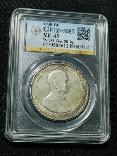 天下钱庄专场欢迎参拍 - 匈牙利双天使银币