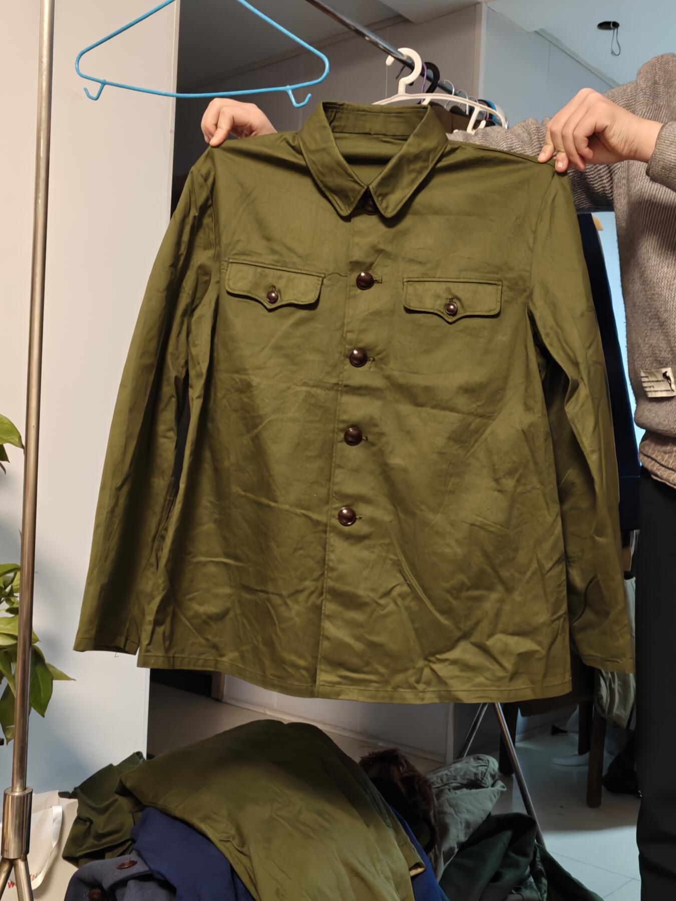 （450件拍品！制服徽章盛宴）罗岚⭐爱藏⭐年前甄选大拍场-店主清仓处理-分享拍场额外现金红包（实体经营） su-M65式陆早期棉布上衣 二号基本全新