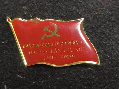 （450件拍品！制服徽章盛宴）罗岚⭐爱藏⭐年前甄选大拍场-店主清仓处理-分享拍场额外现金红包（实体经营） - 越南人民共和国国有企业第十二次代表大会（2015-2020）代表证章