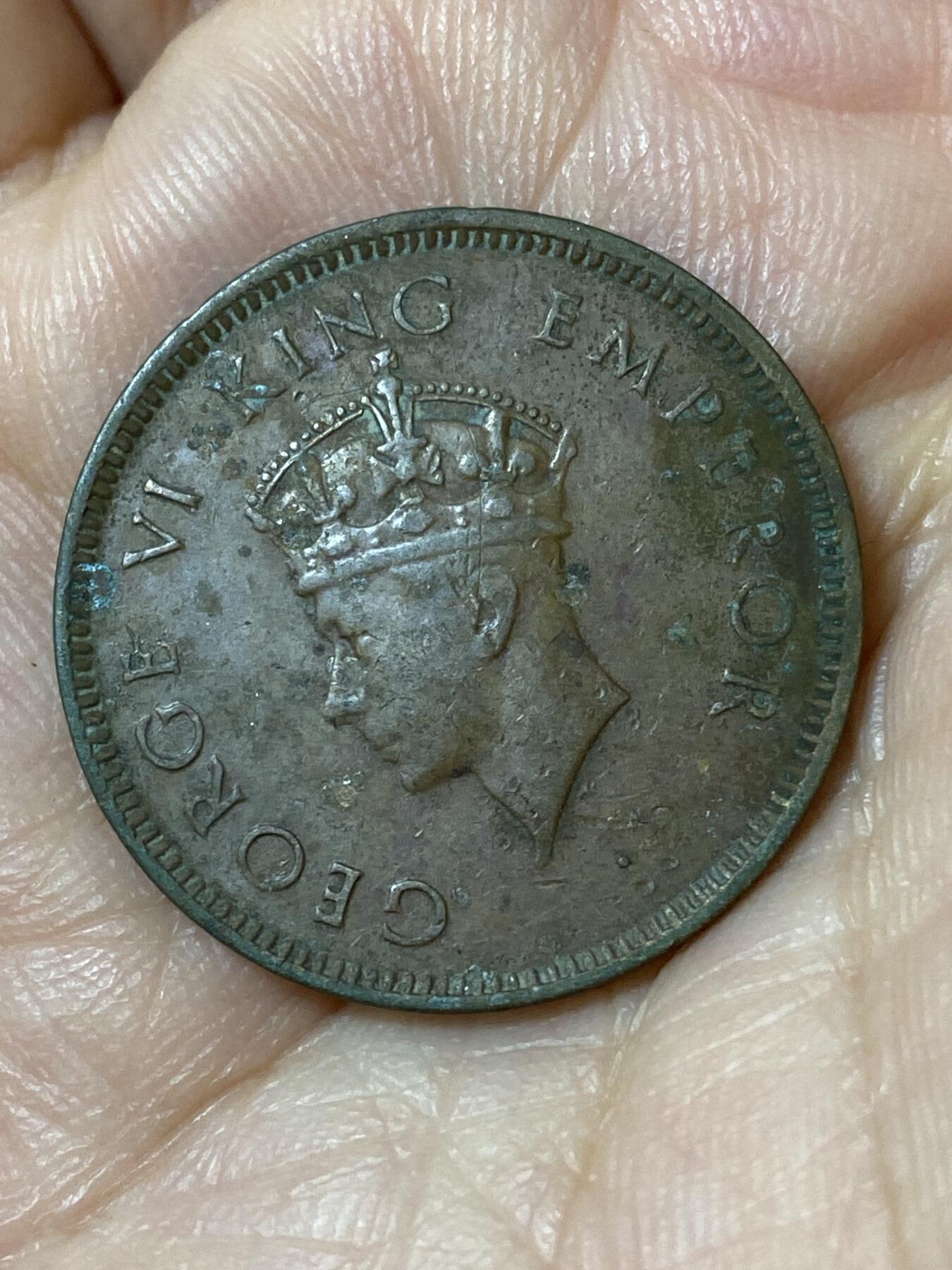 2026年第二十三场(总第一百九十二场）外国好品散币场(年后发货) 英属印度1939年1/4安娜(乔治六世第一版，B版孟买造)