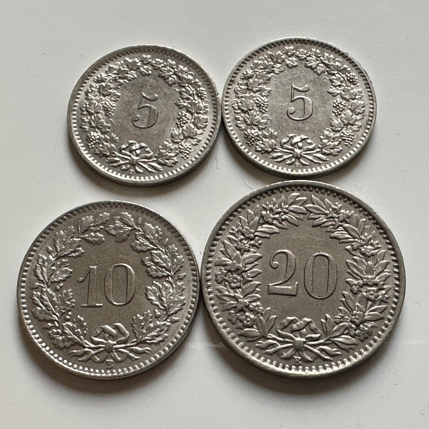 🌹外币初藏🌹🐯2026年第19场 快递已停，正月十五后再发 瑞士四枚