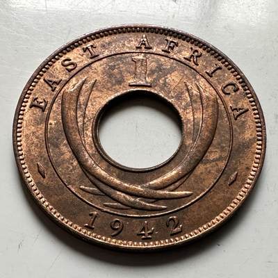 🌹外币初藏🌹🐯2026年第19场 快递已停，正月十五后再发 - 英属东非1942年一分