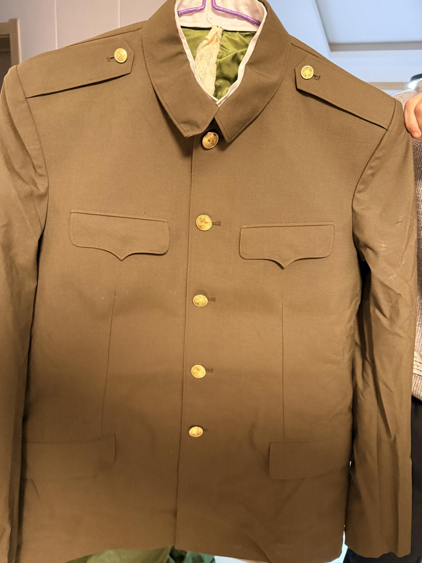 （450件拍品！制服徽章盛宴）罗岚⭐爱藏⭐年前甄选大拍场-店主清仓处理-分享拍场额外现金红包（实体经营） su-M85式陆高级干部（师以上特订凡立丁毛料，非团旅级普通定制 带定制条）全品库存未穿过  约合正一号尺码