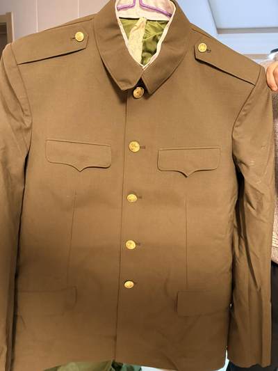 （450件拍品！制服徽章盛宴）罗岚⭐爱藏⭐年前甄选大拍场-店主清仓处理-分享拍场额外现金红包（实体经营） - su-M85式陆高级干部（师以上特订凡立丁毛料，非团旅级普通定制 带定制条）全品库存未穿过  约合正一号尺码