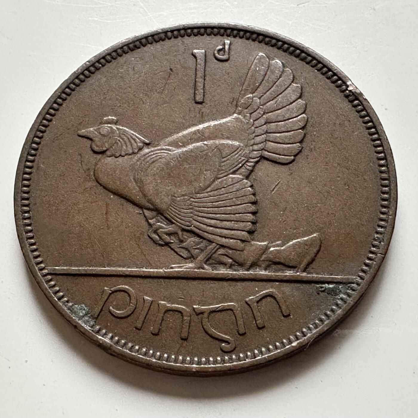 🌹外币初藏🌹🐯2026年第19场 快递已停，正月十五后再发 爱尔兰1935年一便士 a