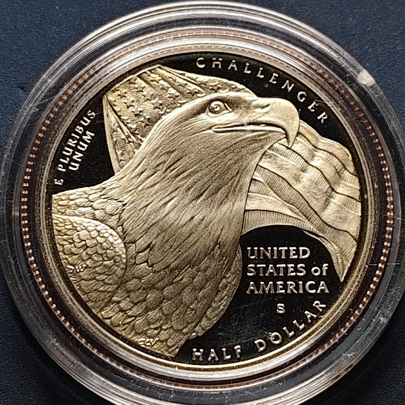 【全场包邮】纯粹捡漏拍502场 美国2008年半元白头海雕精制纪念币