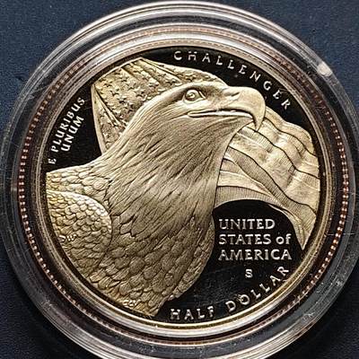 【全场包邮】纯粹捡漏拍502场 - 美国2008年半元白头海雕精制纪念币
