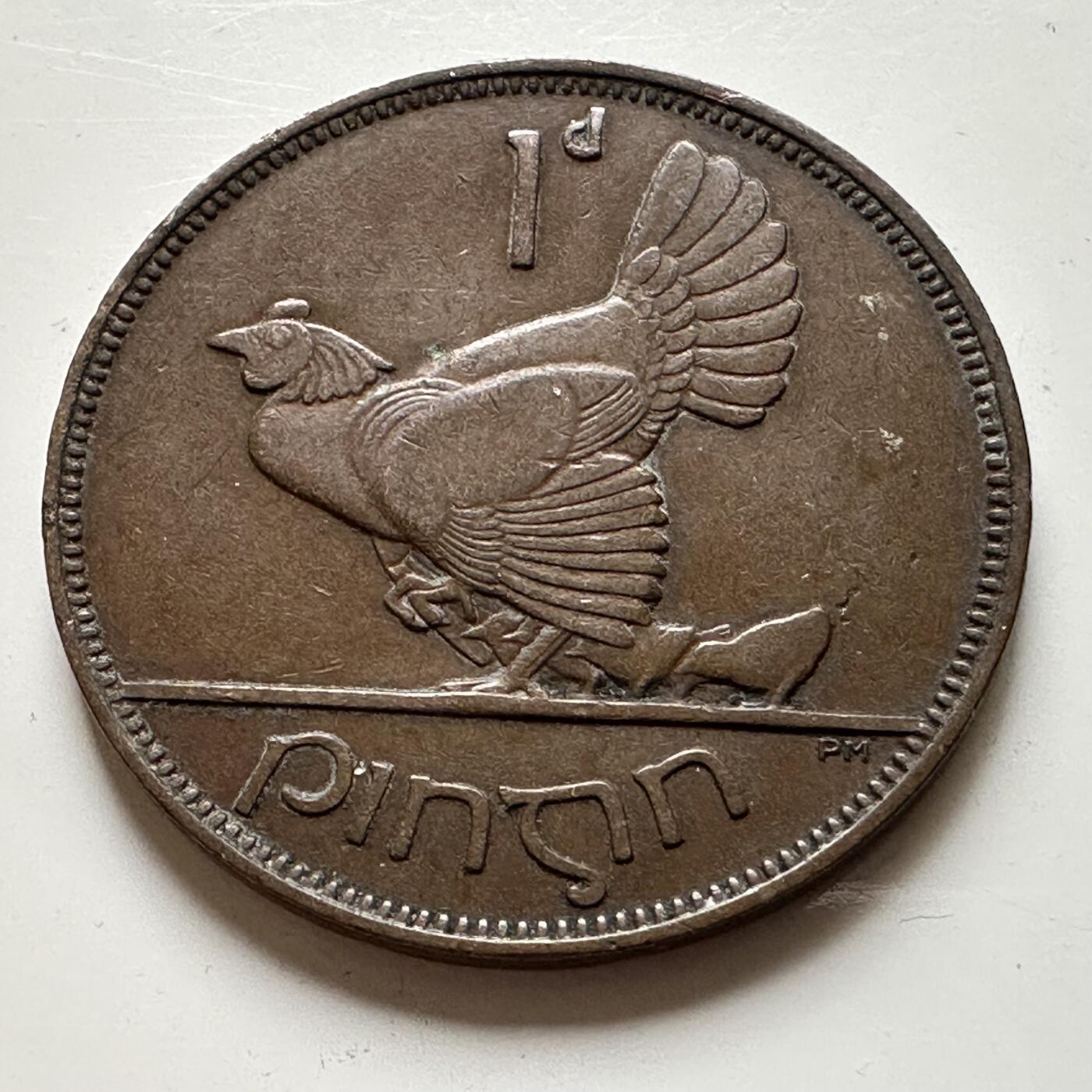 🌹外币初藏🌹🐯2026年第19场 快递已停，正月十五后再发 爱尔兰1937年一便士 a