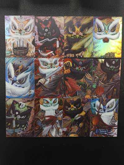 天玑星卡拍第171期《2.12周四截拍年前最后一场》持续收拍收评中 满赠卡需备注 - 香山文创 舞狮·三国 彩闪 12张 微瑕