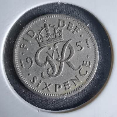 沼泽如烟--第992场 - 英国1951年6便士