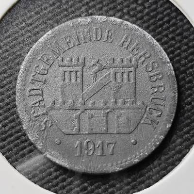 KK钱币收藏小铺  第397期 百期特怕（四拍之一） 2月预留时间 周末发货 -  1917 德紧赫斯布鲁克 10芬尼锌币