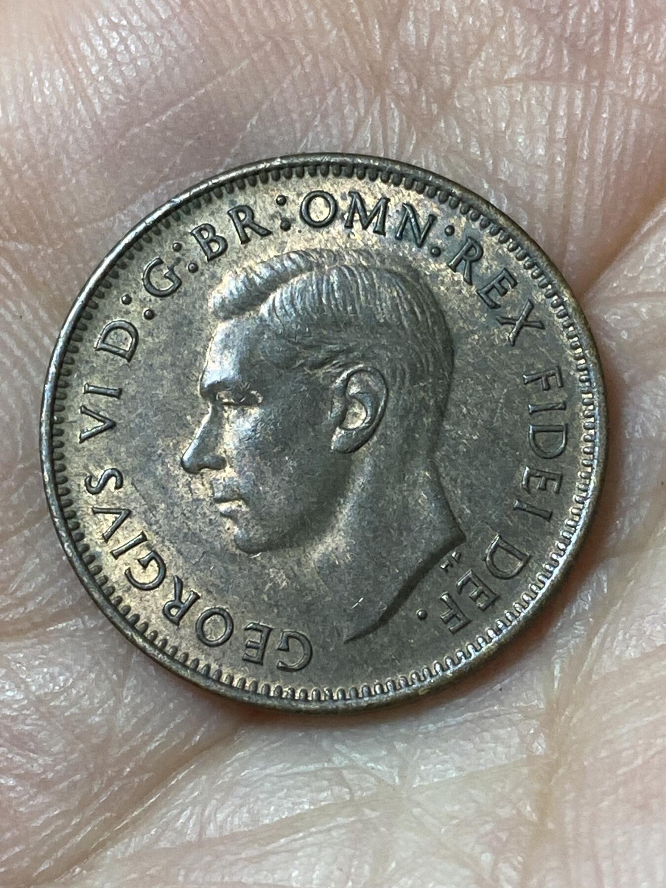 2026年第二十四场(总第一百九十三场）外国好品散币场(免佣金) 带光好品–英国🇬🇧1951年1法新(乔治六世第二版)