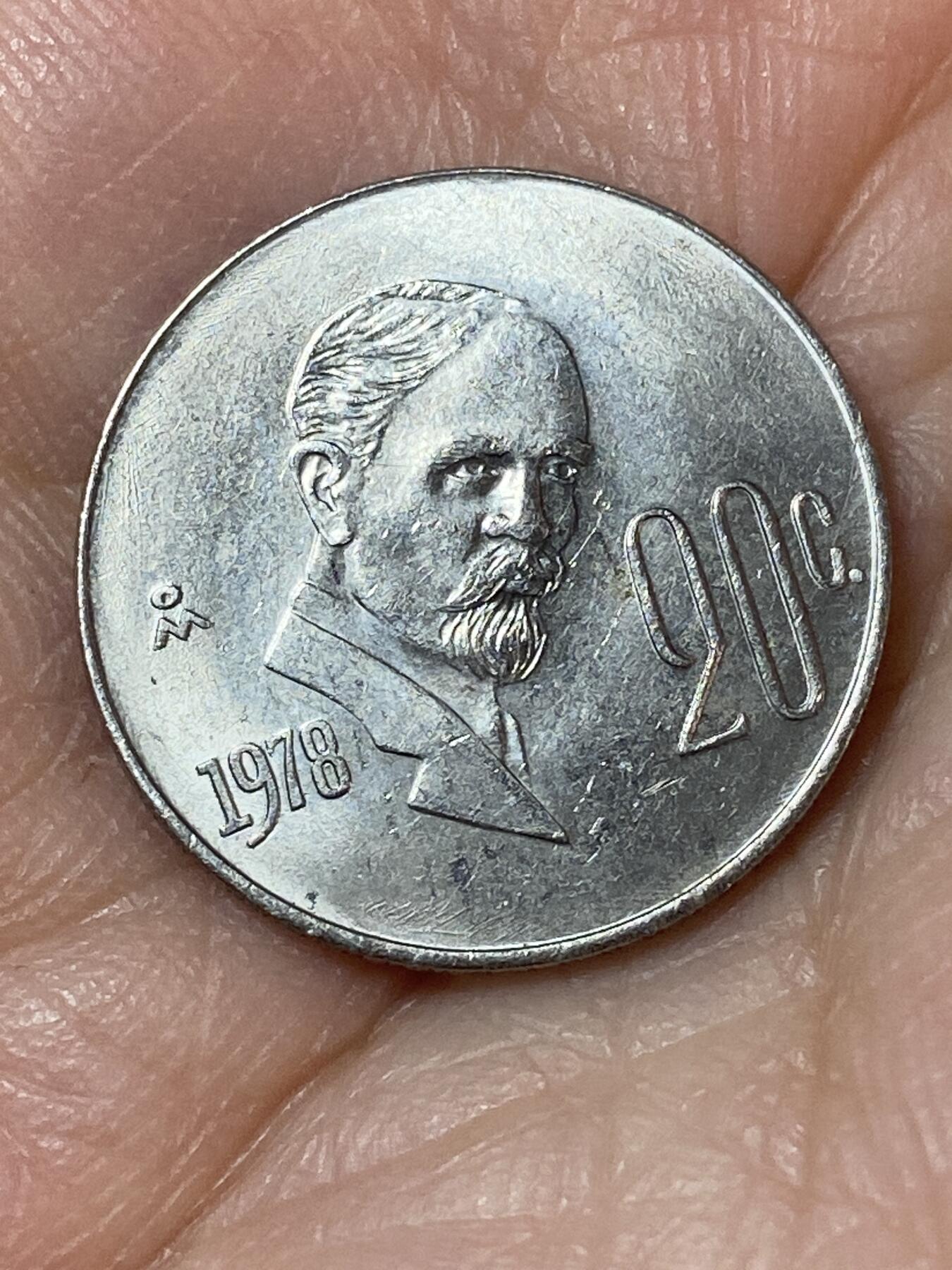 2026年第二十四场(总第一百九十三场）外国好品散币场(免佣金) 墨西哥🇲🇽1978年20分