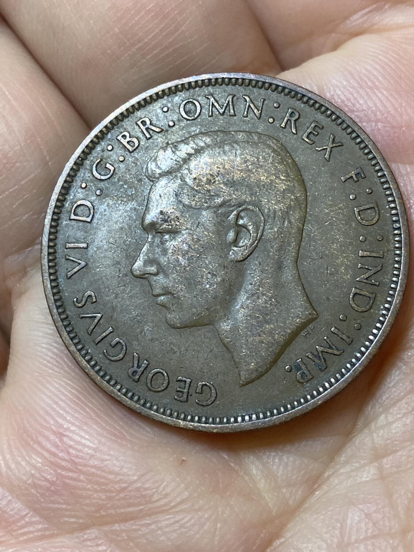 2026年第二十三场(总第一百九十二场）外国好品散币场(年后发货) 英国🇬🇧1947年1便士(乔治六世第一版)