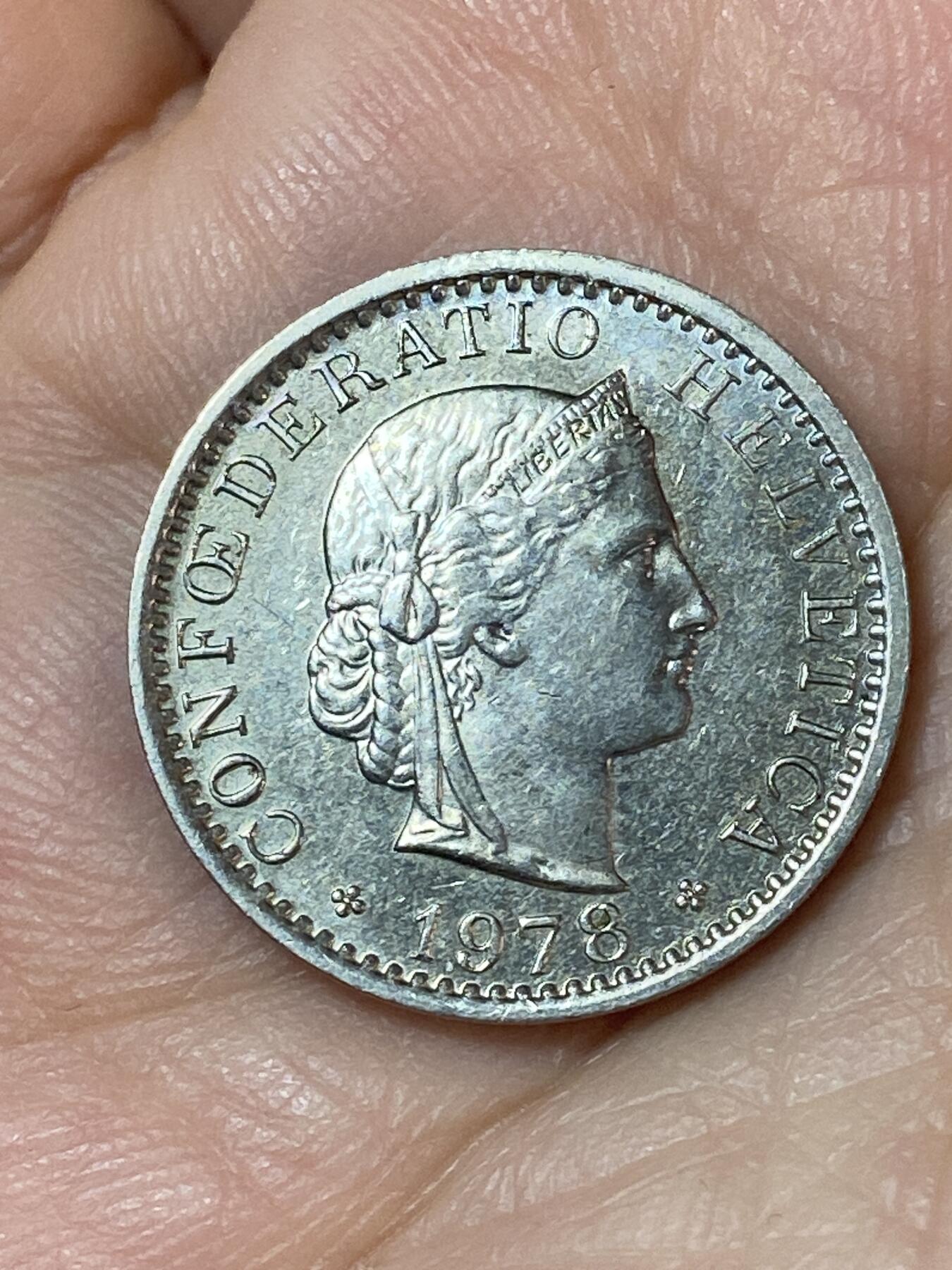 2026年第二十四场(总第一百九十三场）外国好品散币场(免佣金) 瑞士🇨🇭1978年20拉彭(第三版，无标版)