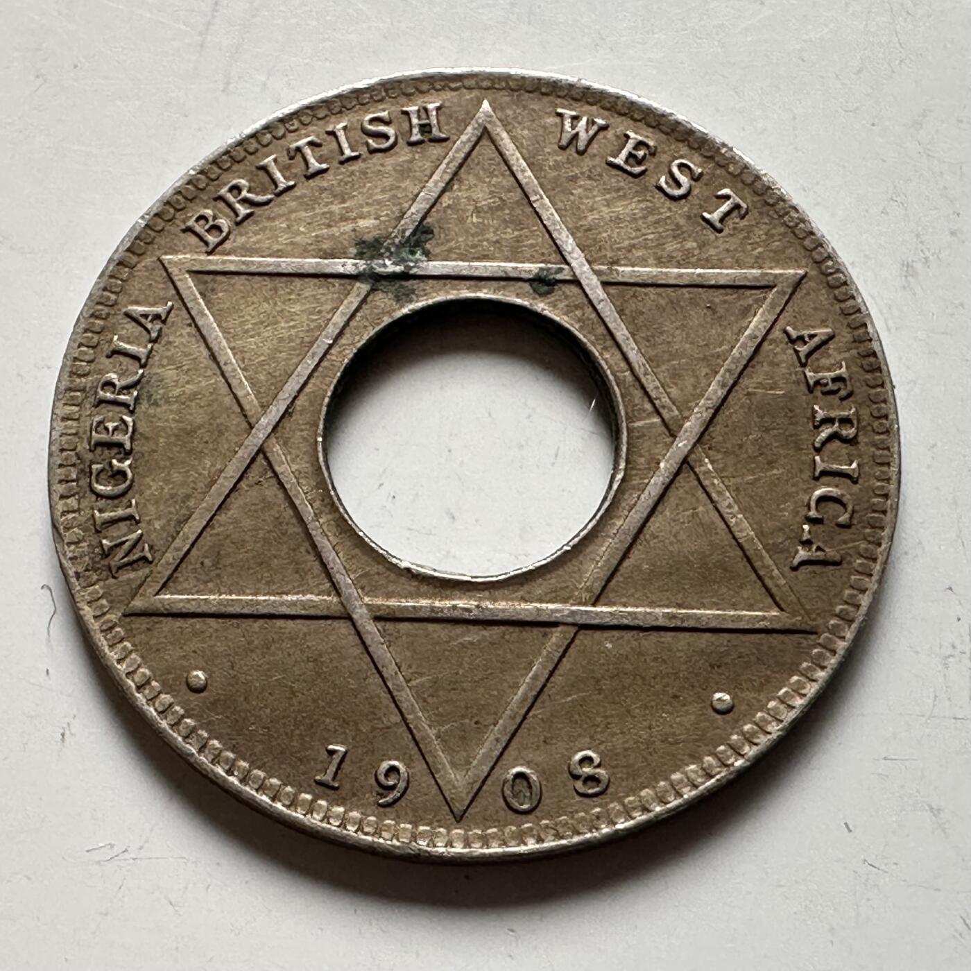 🌹外币初藏🌹🐯2026年第19场 快递已停，正月十五后再发 英属西非1908年1/10便士