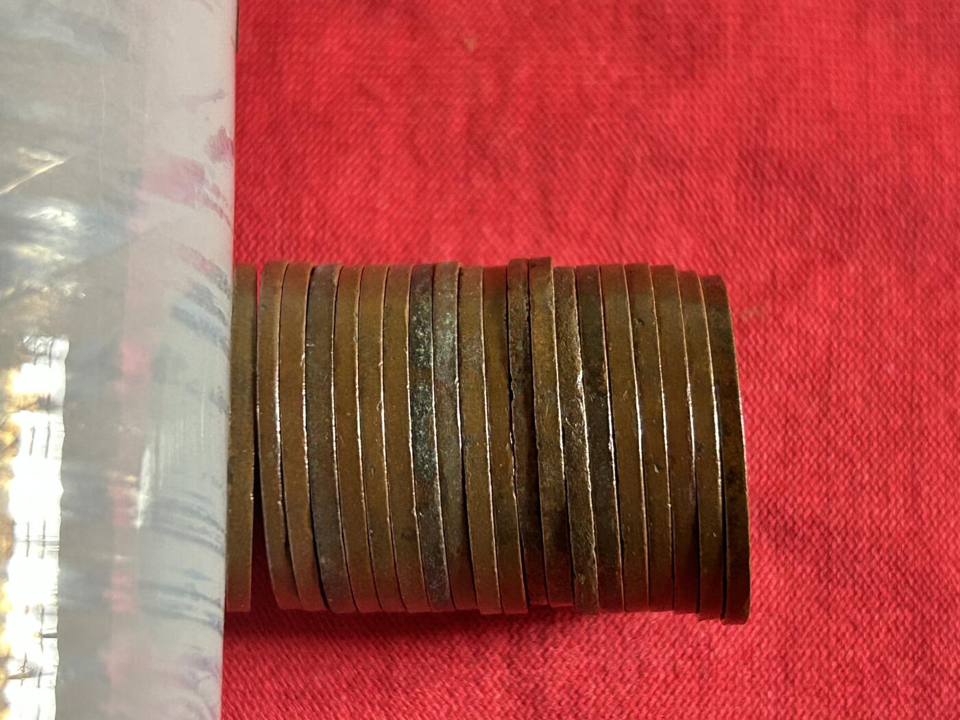 香港一仙铜币共20枚