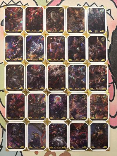 丫丫卡拍贺岁期-隔天发货（2月11日22：00截拍） - 【全套丁毕业】卡动 《段磊&午夜猴子》封神丁卡位 彩闪一整套75张 入册效果绝佳