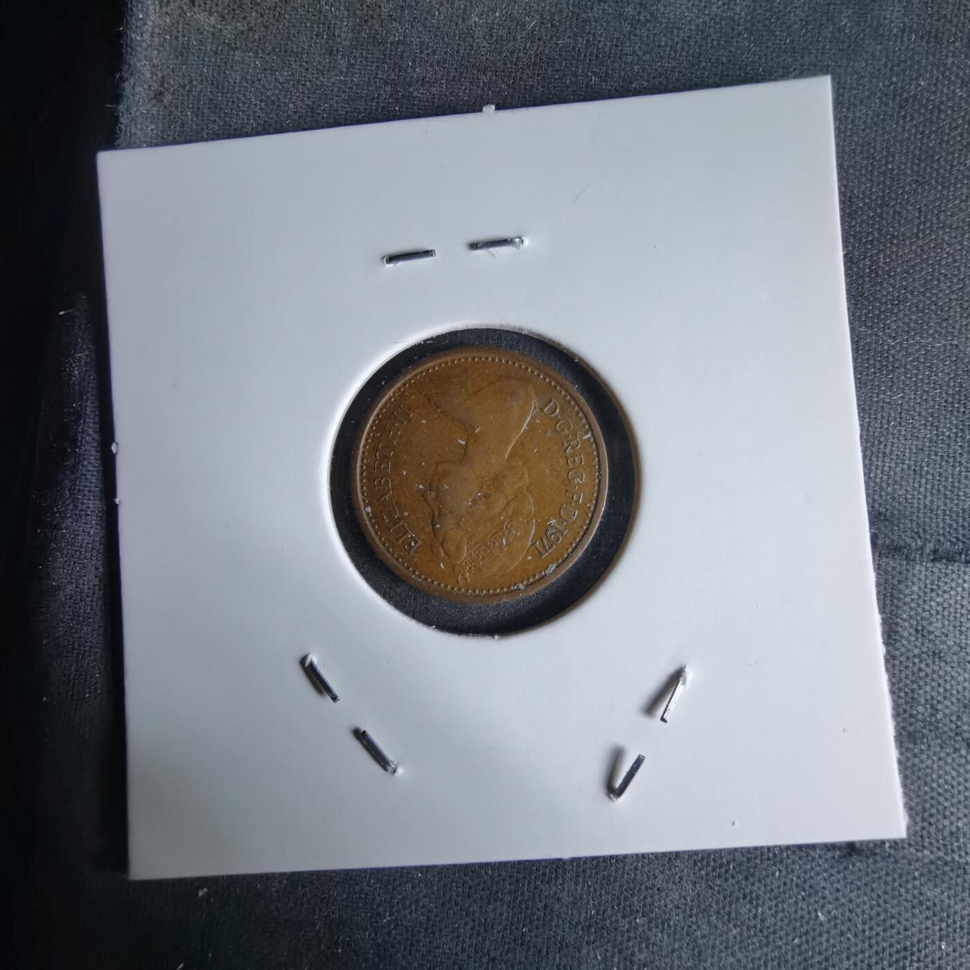 沼泽如烟--第992场 英国1971年半便士