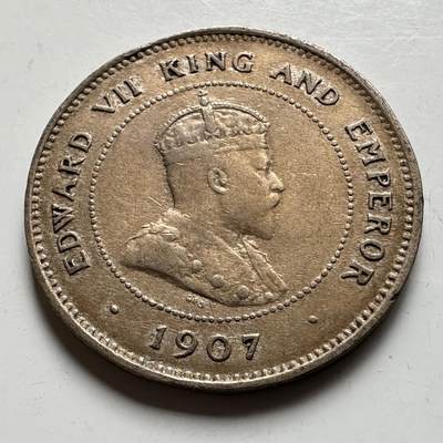 🌹外币初藏🌹🐯2026年第19场 快递已停，正月十五后再发 - 英属牙买加1907年一法新  少见品种