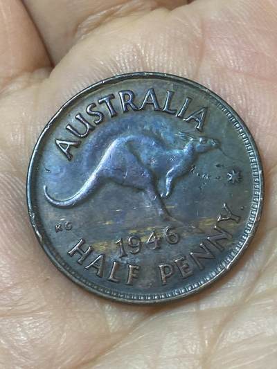 2026年第二十四场(总第一百九十三场）外国好品散币场(免佣金) - 澳大利亚🇦🇺1946年1/2便士(乔治六世第一版，p版珀斯造)