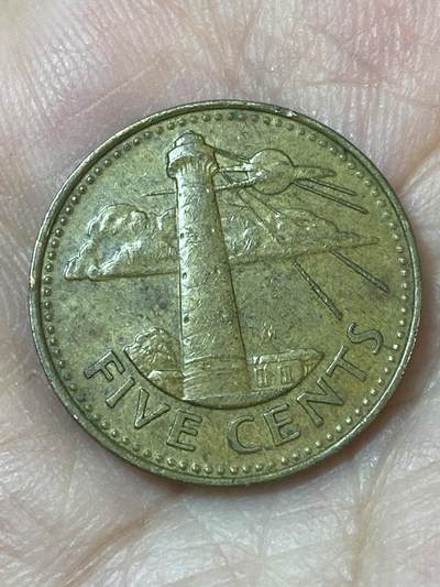 2026年第二十四场(总第一百九十三场）外国好品散币场(免佣金) - 巴巴多斯🇧🇧1989年5分(第一版)