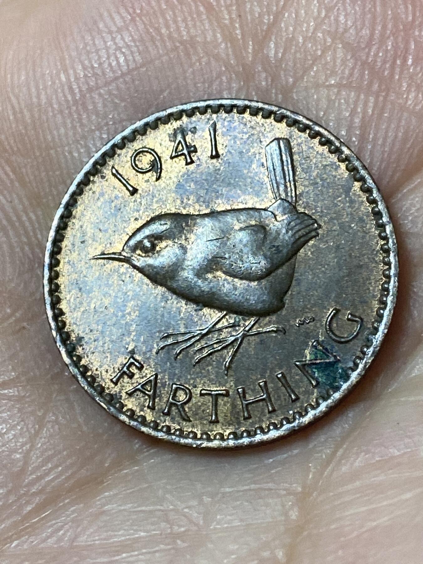 2026年第二十四场(总第一百九十三场）外国好品散币场(免佣金) 英国🇬🇧1941年1法新(乔治六世第一版)