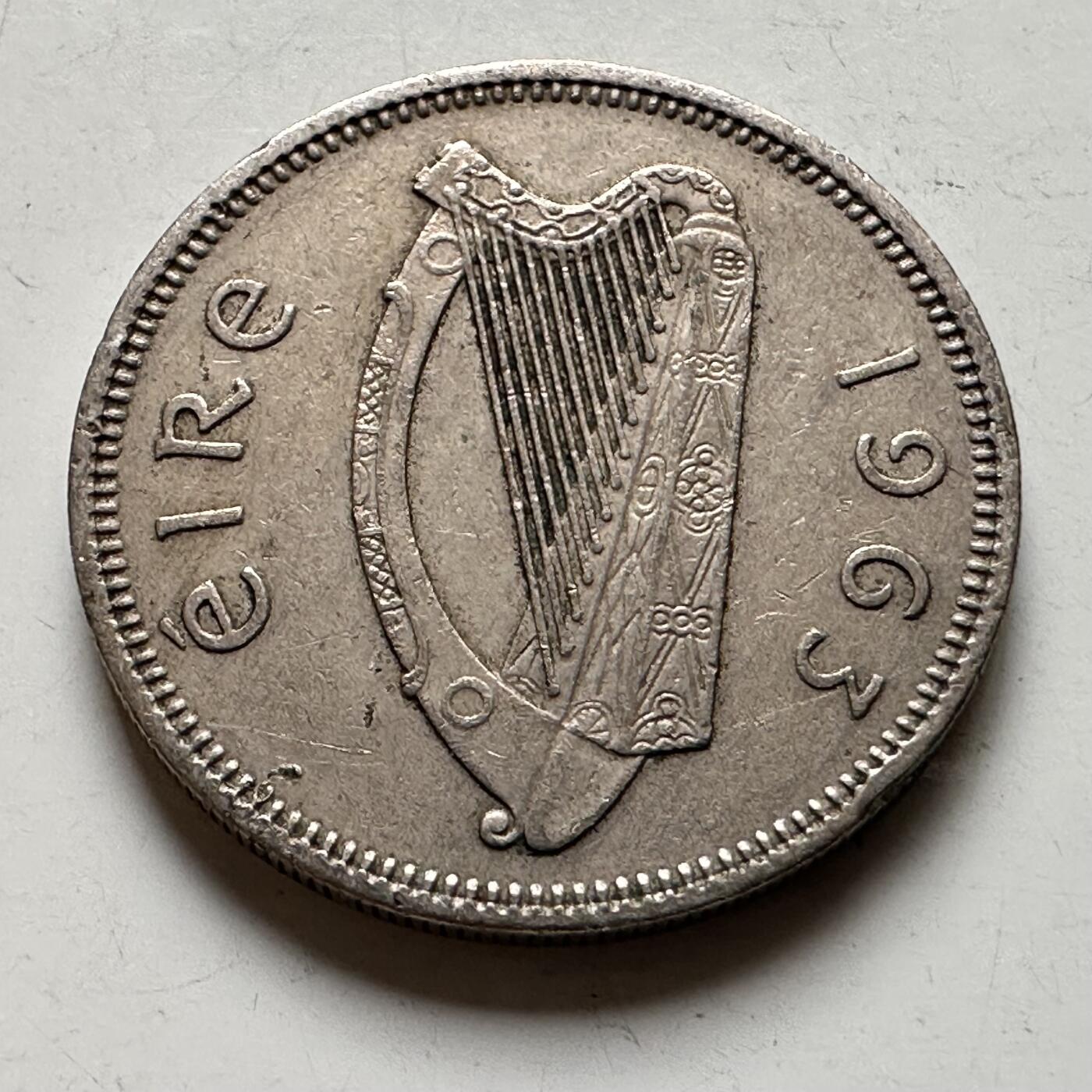 🌹外币初藏🌹🐯2026年第19场 快递已停，正月十五后再发 爱尔兰1963年一先令