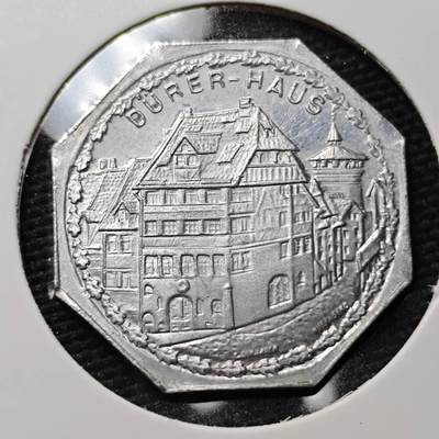 KK钱币收藏小铺  第397期 百期特怕（四拍之一） 2月预留时间 周末发货 -  ND(1920-1921) 德紧纽伦堡 20芬尼铝币