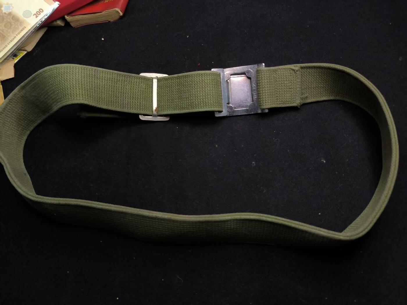 （450件拍品！制服徽章盛宴）罗岚⭐爱藏⭐年前甄选大拍场-店主清仓处理-分享拍场额外现金红包（实体经营） su-M65式早期帆布腰带 搭配棉布制服使用 出造型必备