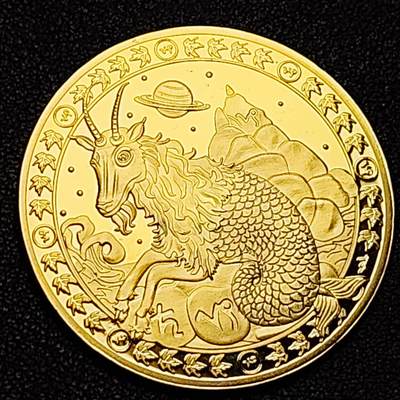 泉币菌-第190场- 精品福利场 - 纪念品 十二星座纪念章 40mm