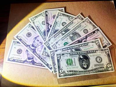 【Blue Auction】世界纸币精拍第785期——18级TOP拍卖/信誉/品质/专业/高效💫 - 【一组10张多个年份 含补号】美国 1928-2013年5美金 AU-UNC