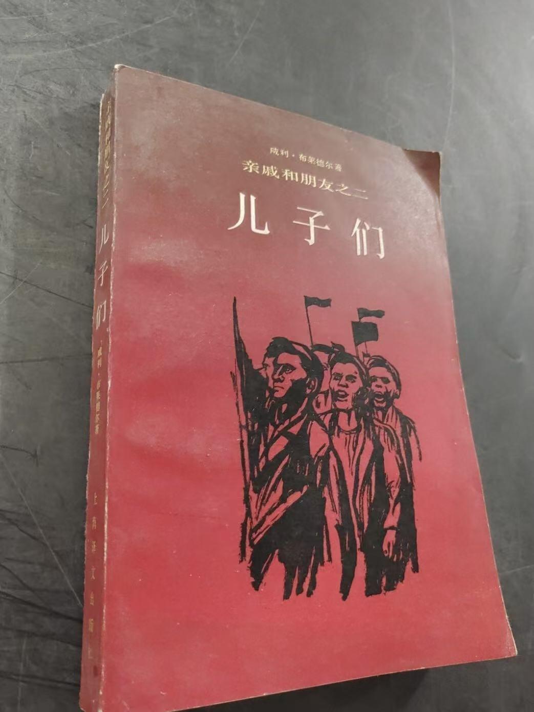 旧平装书捡漏专场第三场 儿子们（亲戚和朋友系列之二）（德）威利·布莱德尔著 张威廉译  上海译文出版社出版  1984年9月首版首印