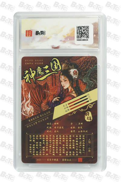 丫丫卡拍-场主生日🎂全场包邮（3月1日22：00截拍） 【光刻】百里三国-龙吟虎啸《苍之飞鸿》貂蝉 GEM MINT/P