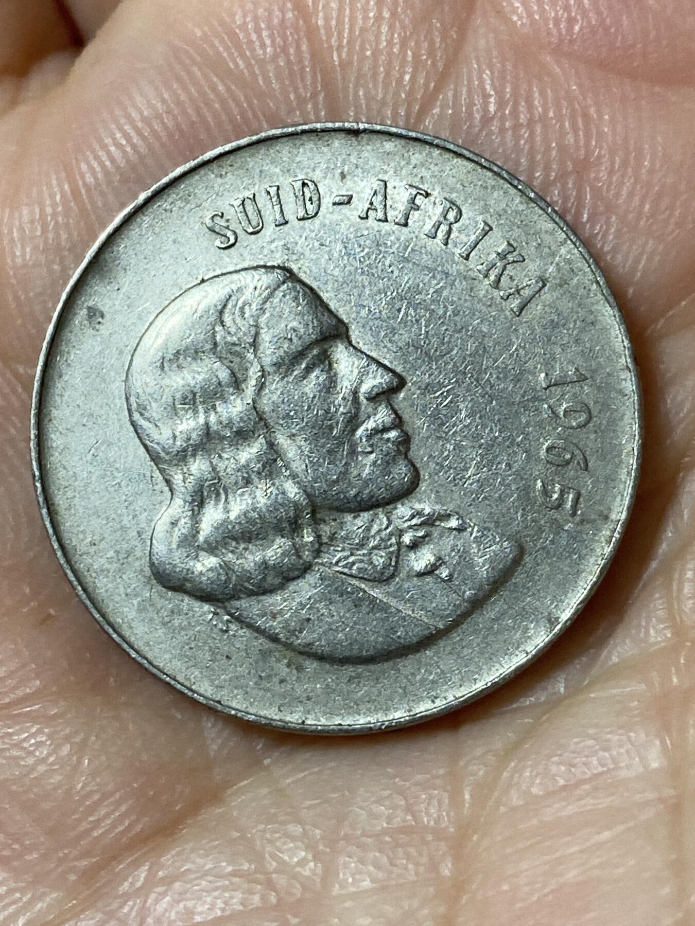 2026年第二十三场(总第一百九十二场）外国好品散币场(年后发货) 南非🇿🇦1965年20分(独立后第二套布尔语版)