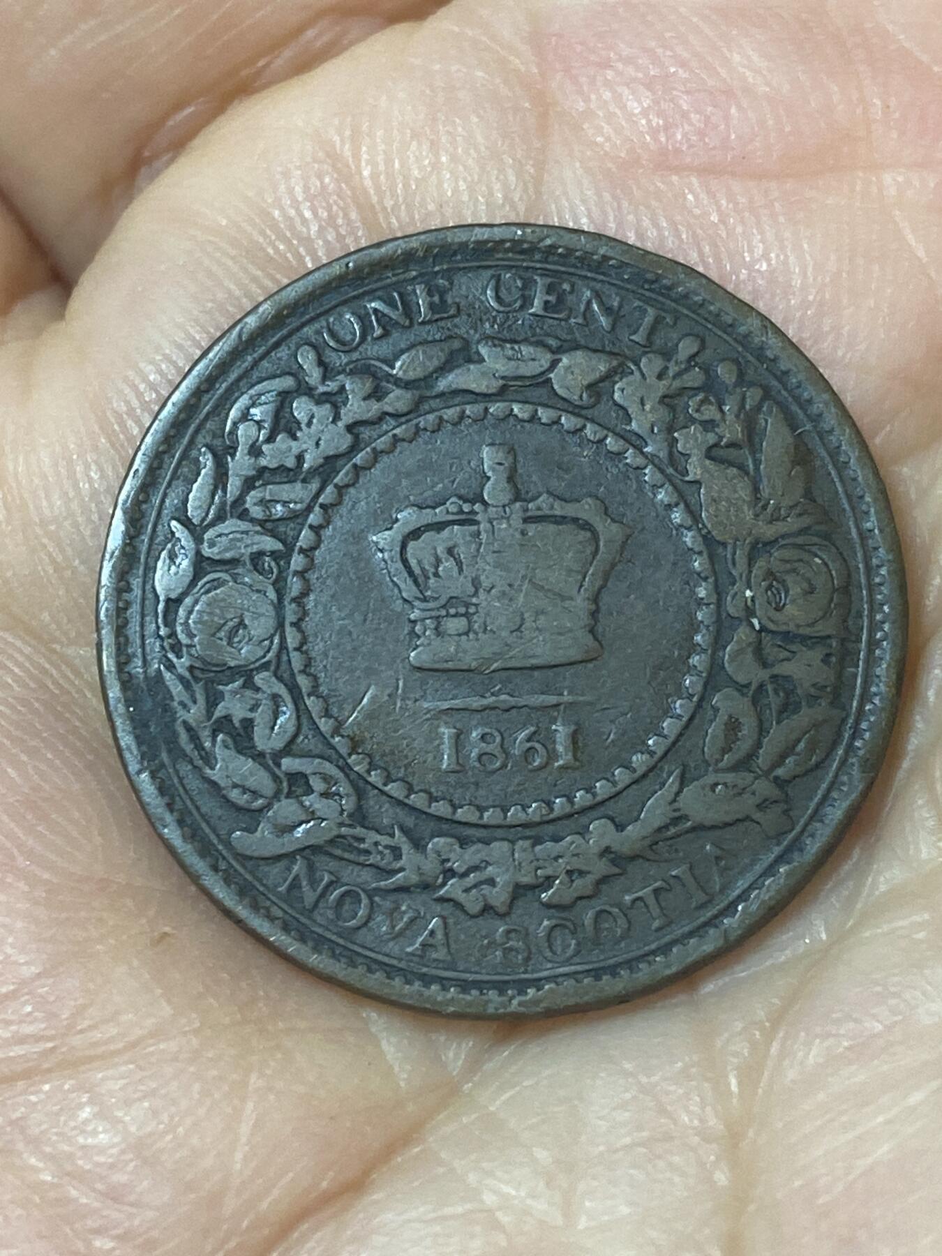 2026年第二十四场(总第一百九十三场）外国好品散币场(免佣金) 英属新斯科舍1861年1分(维多利亚女王中年桂冠)