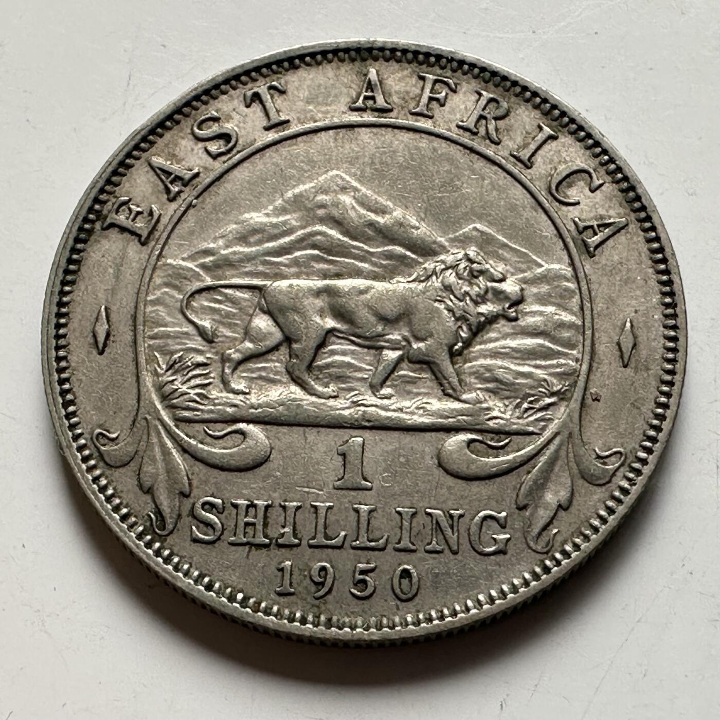 🌹外币初藏🌹🐯2026年第19场 快递已停，正月十五后再发 英属东非1950年一先令