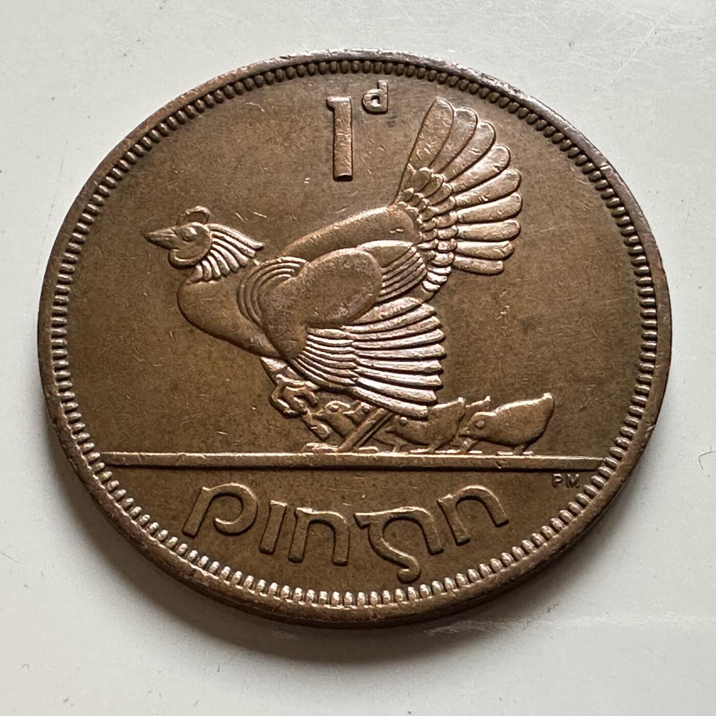 🌹外币初藏🌹🐯2026年第19场 快递已停，正月十五后再发 爱尔兰1963年一便士