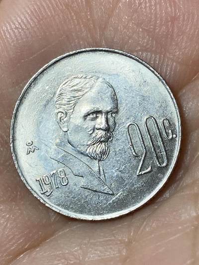 2026年第二十三场(总第一百九十二场）外国好品散币场(年后发货) - 墨西哥🇲🇽1978年20分