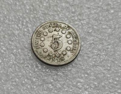 瓶子🏺第229期拍卖会[节后2月24日发货] -  1868年5美分镍币