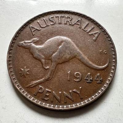 🌹外币初藏🌹🐯2026年第19场 快递已停，正月十五后再发 - 澳大利亚1944年一便士