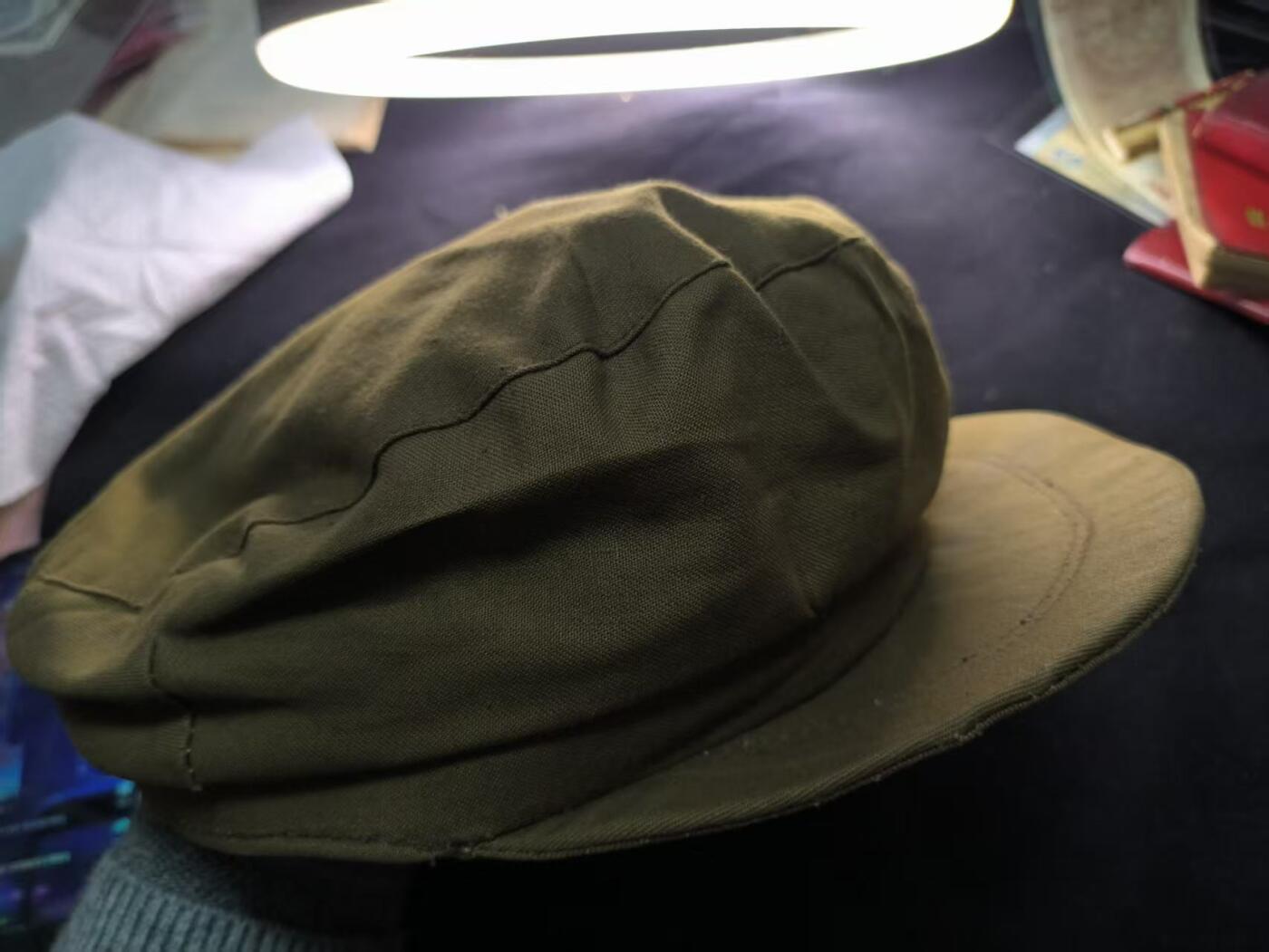 （450件拍品！制服徽章盛宴）罗岚⭐爱藏⭐年前甄选大拍场-店主清仓处理-分享拍场额外现金红包（实体经营） su-M55式陆解放帽 2号头围  原品库存材料手工复刻 出造型下场完美